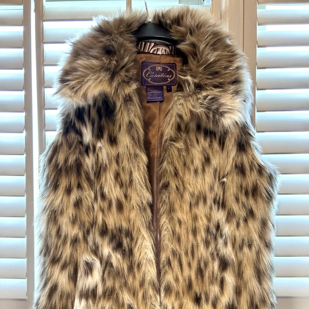 Beautiful faux fur Curation fall 2009 vest.